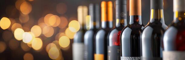 Wine Bottles On Display photo