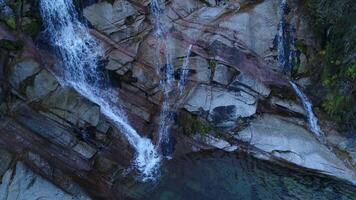 Waterfall in the Mountains video