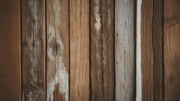 Close-up of diverse wooden planks with varying textures and colors, showcasing natural patterns photo