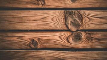 Rustic wooden planks with natural grain, perfect for backgrounds and textures in design projects photo