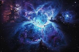 Cosmic Deep Space Crab Nebulwith Remnants of SupernovExplosion Background photo