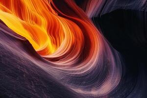 Canyon Wall Background Patterns of Light and Shadow Created by the Setting Sun photo
