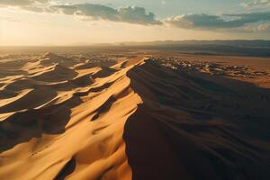 Nature nature background Shadows Over Vast Desert Dunes photo