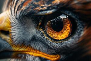 Nature of Hawks Eye Capturing the Keen and Sharp s of Its Predatory Gaze and nature background photo
