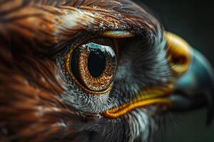 Nature of Hawks Eye Capturing the Keen and Sharp s of Its Predatory Gaze and nature background photo