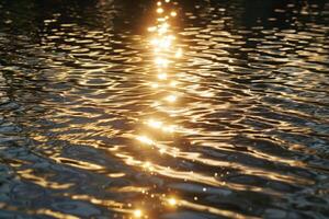 Seascape Sunlight Casting Intricate Patterns on the Rippling Surface of Lake nature background photo