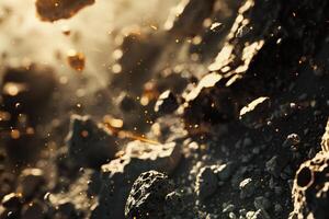Interstellar Background Space Exploration Exploration Space Probe Exploring the Asteroid Belt Between Mars and Jupiter photo