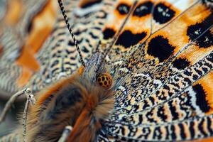 Tortoiseshell Butterfly Shell Patterns Highlighted by Sunlight nature background photo