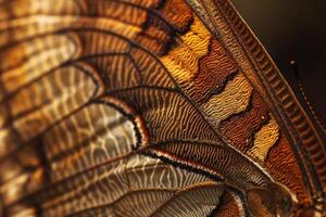 Nature nature background Patterns on Moth Wing with Delicate Scales and Markings photo