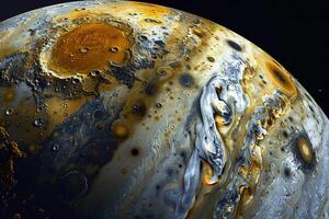 Volcanic Surface of Io Jupiters Moon Plumes of Sulfur Dioxide in Jovian System Background and Nature photo