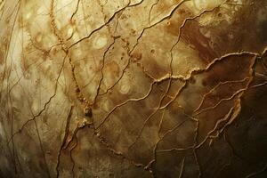 Europas Icy Surface Cracked with Reddish Material ed  in Jovian System Background and Nature photo