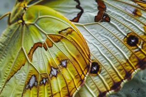 Intricate Patterns on Butterfly Wing Background Nature photo