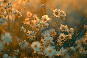 Nature Background Wildflowers in a Meadow. Nature Background photo