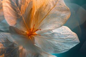 Nature Background of Backlit Translucent Petals of a Flower Background Nature photo