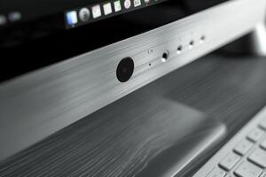 Desktop Computer Mockup with Contemporary  Design photo