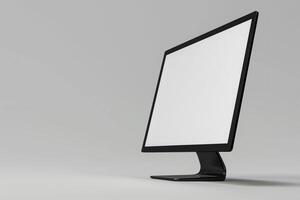 Desktop computer mockup showcasing a  and professional design ideal for tech and business uses background photo