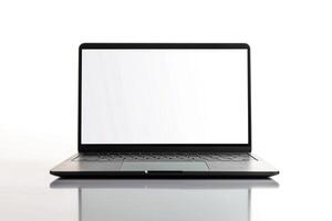 Laptop Mockup with   Background photo