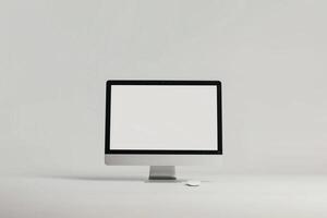 Stylish Desktop Computer Mockup with  and  Background photo