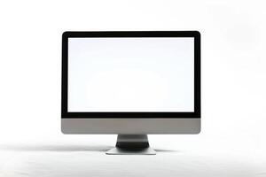 Stylish Desktop Computer Mockup with  and  Background photo