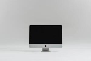 Desktop Computer Mockup with  and  Background photo