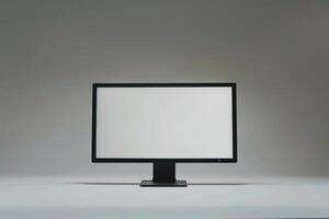 High Tech Desktop Computer Mockup with Stylish   Background photo