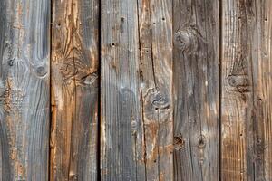 Weathered Wooden Planks with Visible Grain photo