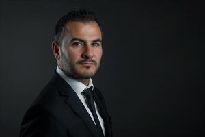 Doctor in Formal Attire with  Medical Office Background photo