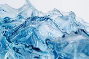 Intricate Patterns of Water Waves in a Calm Background photo