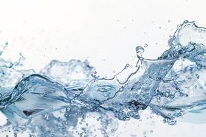 Patterns of water waves creating a textured background effect photo