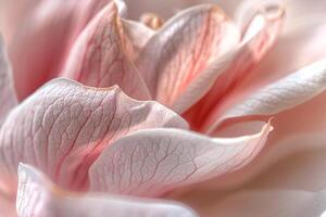 of magnolia petal texture highlighting intricate s on a smooth background photo