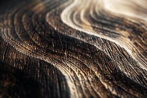 Intricate wood grain with texture patterns photo