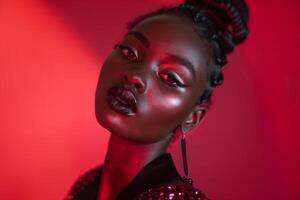 Model in B Fashion Statement with Contemporary Flair photo