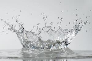 High Speed Water Splash Impact Background photo