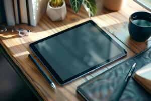 Tablet Screen Mockup  and  Tech Display photo