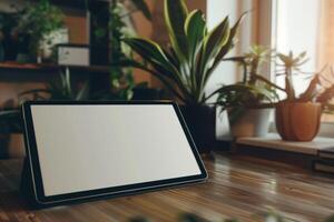Tablet Screen Mockup Digital Tech Interface Display photo