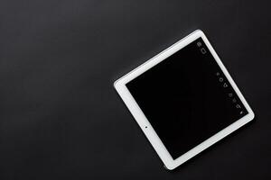 Tablet on Background for Trendy Tech Usage photo
