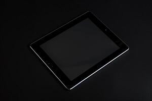 Tablet with a  Background Ideal for Digital Displays photo