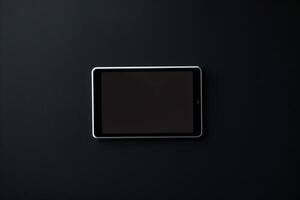Tablet Displayed with a   Background for Tech Showcase photo