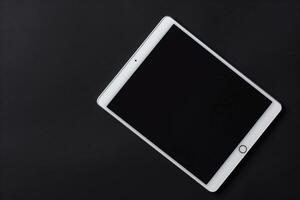 Tablet on a   Background for Digital Media Use photo
