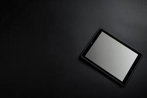 Background Highlighting Tablet for Tech and Digital Use photo