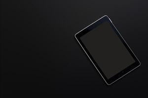 Tablet on a  Background for  Tech Applications photo