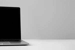 Laptop Mockup with Professional Design and  Finish photo