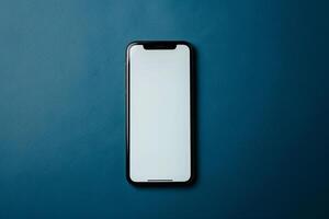 Mobile Device Mockup Screen and Headphones for Professional Digital Media and Tech Solutions photo