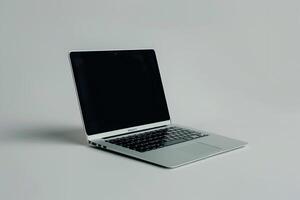 Functional Laptop Mockup with Advanced Digital Layout photo
