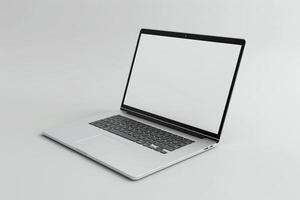 Advanced Laptop Mockup with Dynamic Professional Design photo