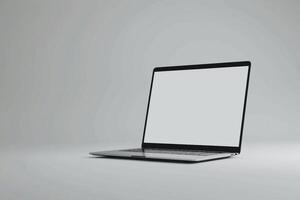 Innovative Laptop Mockup with a ed Tech Interface and   Setup photo