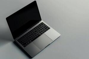 Professional Laptop Mockup Featuring a High Resolution Digital Display photo