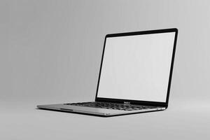 Laptop Mockup Background for Advanced Digital Display photo