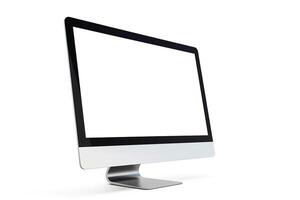 Computer Mockup Background with   Design and   Layout photo