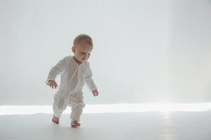 Baby s Excited First Steps Navigating New Terrain with Joy and Curiosity photo